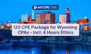 120 CPE Package for Wyoming CPAs - Incl. 4 Hours Ethics