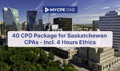 40 CPD Package for Saskatchewan CPAs - Incl. 4 Hours Ethics