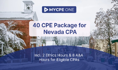 40 CPE Package for Nevada CPAs