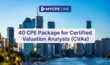 40 CPE Package for Certified Valuation Analysts