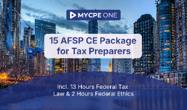 15 AFSP CE Package for Tax Preparers