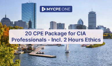 20 CPE Package for CIA Professionals - Incl. 2 Hours Ethics