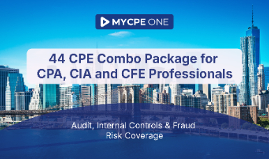 44 CPE Combo Package for CPA, CIA and CFE Professionals