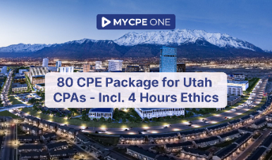 80 CPE Package for Utah CPAs - Incl. 4 Hours Ethics