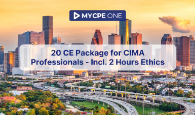 20 CE Package for CIMA Professionals - Incl. 2 Hours Ethics