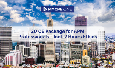 20 CE Package for APM Professionals - Incl. 2 Hours Ethics