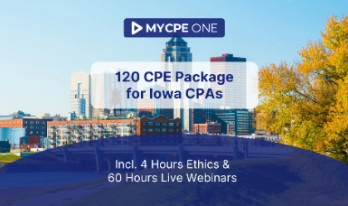 120 CPE Package for Iowa CPAs