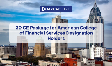 30 CE Courses for Financial Designations