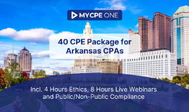 40 CPE Package for Arkansas CPAs