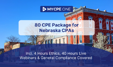 80 CPE Package for Nebraska CPAs