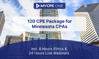 120 CPE Package for Minnesota CPAs