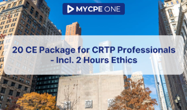 20 CE Package for CRTP Professionals - Incl. 2 Hours Ethics
