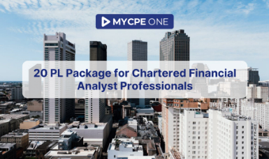 20 PL Package for Chartered Financial Analyst Professionals