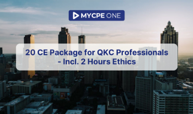 20 CE Package for QKC Professionals