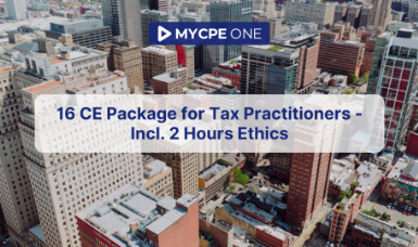 16 CE Package for Tax Practitioners - Incl. 2 Hours Ethics