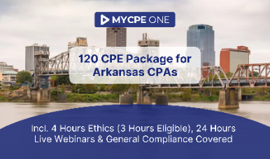 120 CPE Package for Arkansas CPAs