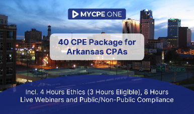 40 CPE Package for Arkansas CPAs