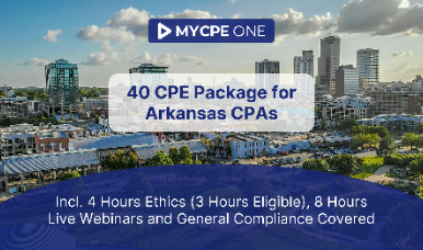 40 CPE Package for Arkansas CPAs