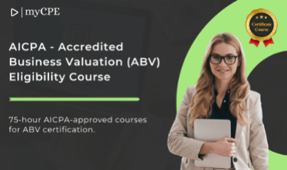 AICPA - Accredited Business Valuation (ABV) Eligibility Course