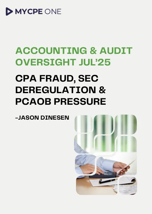 Accounting & Audit Oversight