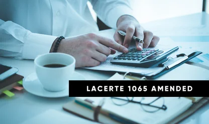 Amended 1065 Returns Filing in Lacerte