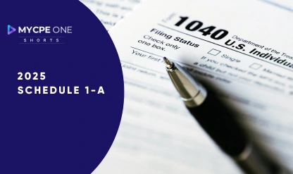 Schedule 1A - A New Addition to The Form 1040
