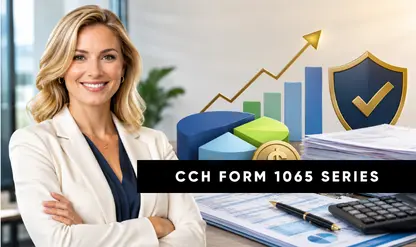 Form 1065 Page 1: Income, Deductions, Taxes & Payments with CCH