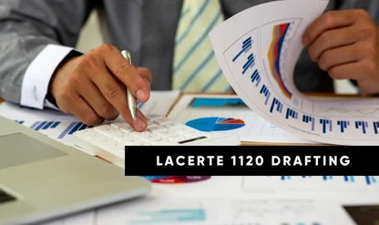 Initial Draft, Review, and E-Filing in Lacerte 1120 Returns