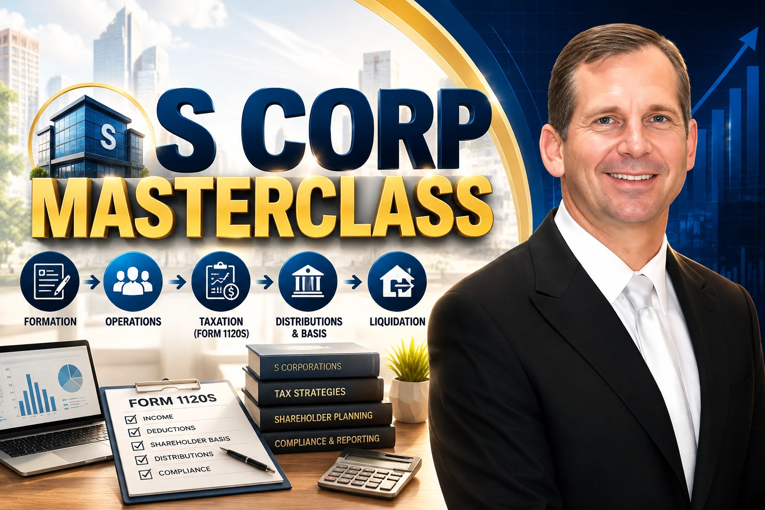 S Corporation - (Form 1120S) - Formation to Liquidation