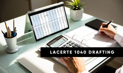 1040 Initial Draft, Review, Client Review & E-Filing