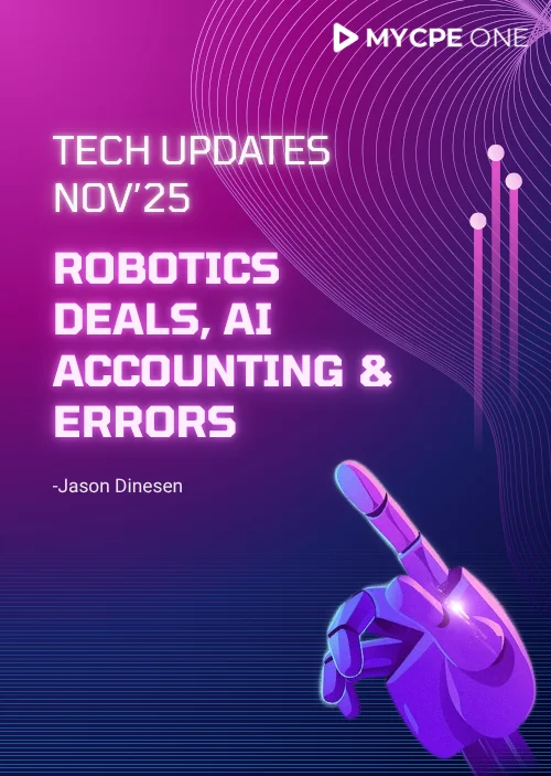 AI Accounting & Robotics Deals Update