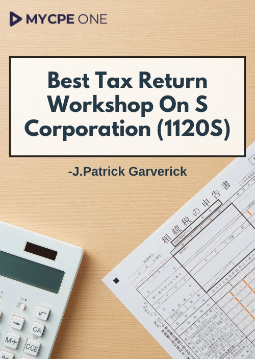 Best Tax Return Workshop On S Corporation (1120S)