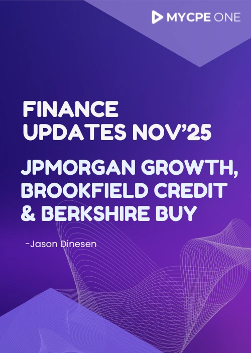 Finance Updates Nov 2025