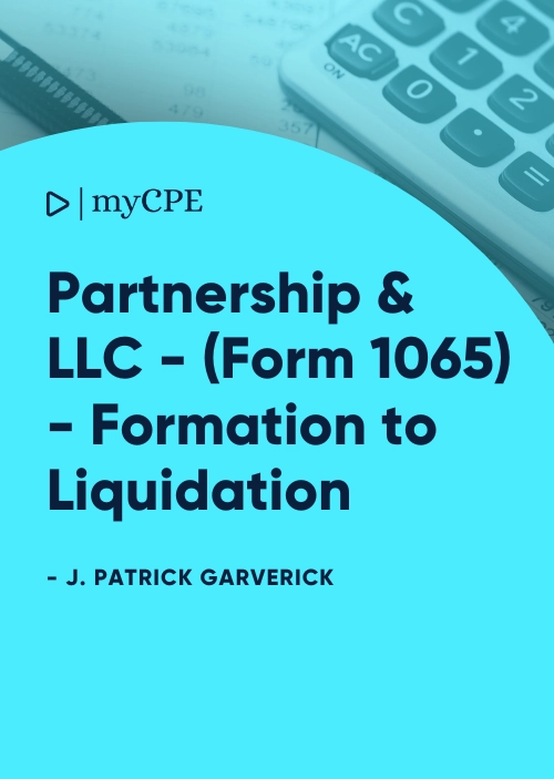 Partnership & LLC - (Form 1065) - Formation to Liquidation