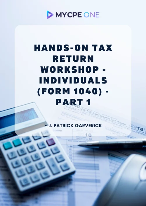 Individual Tax Return Workshop Form 1040