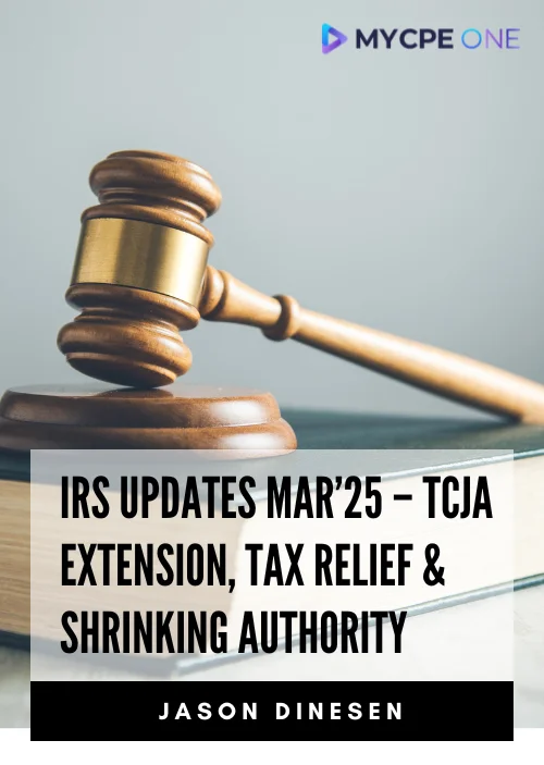 IRS Tax Relief & Audit Updates Mar 2025