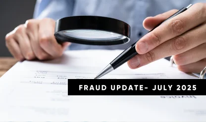 Monthly Fraud and Forensics Update