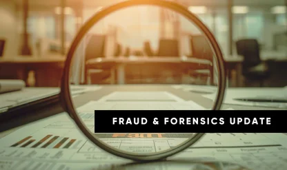 Monthly Fraud and Forensics Update - September 2026