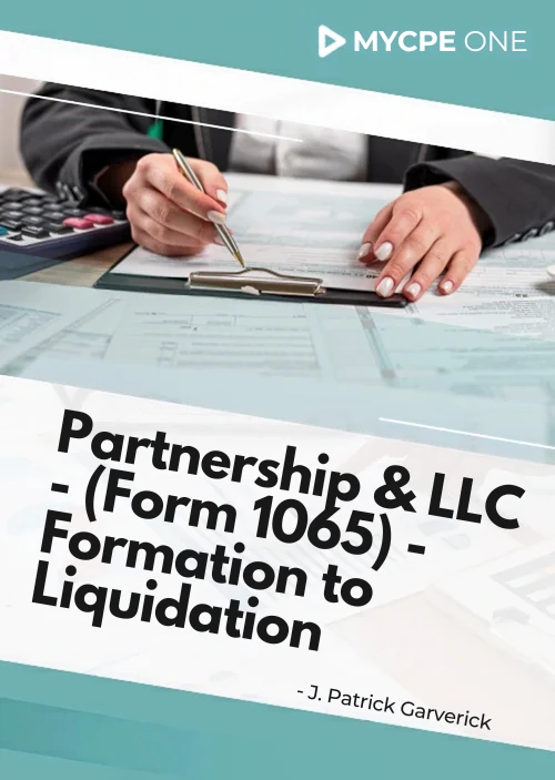 Partnership & LLC - (Form 1065) - Formation to Liquidation
