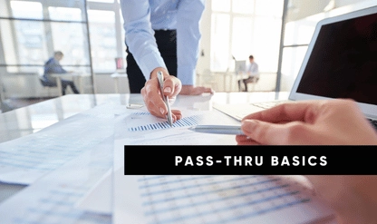 Basis Calculations & Distributions For Pass-thru Entity Owners Schedule K-1 Analysis