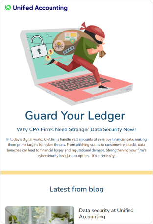 Local CPA firm website