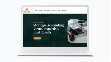 Local CPA firm website